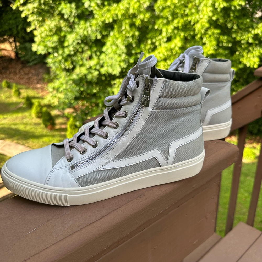 Versace Collection  Double Zip Sneakers